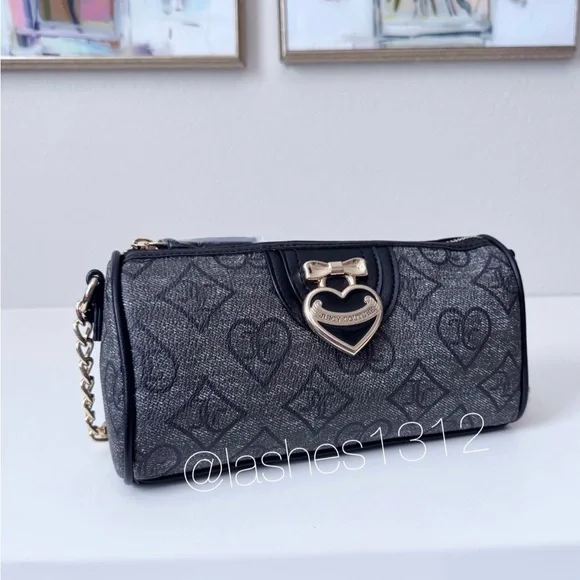 JUICY COUTURE Purse Precious Moments Barrel Bag - Black - Picture 3 of 6